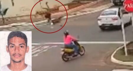 Alex Junior Vitorio de Souza, de 19 anos, faleceu logo ap&oacute;s a batida com o carro