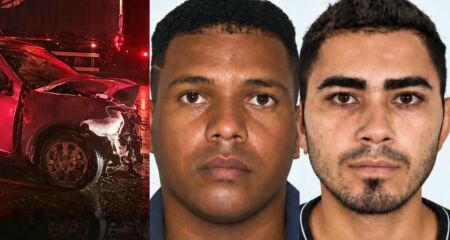 Jeferson Mateus de Souza Andrade e Hércules Douglas da Silva são duas das três vítimas da tragédia na rodovia
