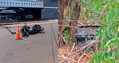 HR-V terminou dentro de uma área de mata após a batida; motorista foi linchado depois que passageira ficou gravemente ferida