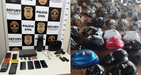 Passagem era escondida por um freezer e dava acesso à sala onde os desmanches aconteciam