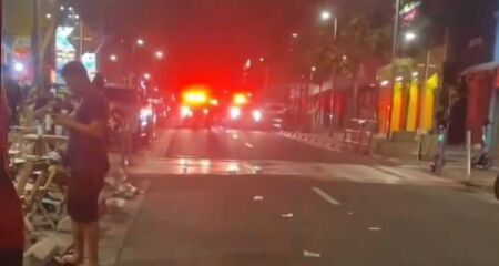 Interven&ccedil;&atilde;o para dispersar aglomera&ccedil;&atilde;o provocou pol&ecirc;mica nas redes sociais