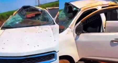 Veículo seguia em direção a Campo Grande
