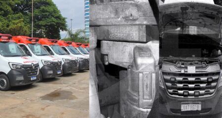 Ordens de serviço indicavam duração de até um minuto, mas cobravam até 352 horas de trabalho; levantamento também identificou pneus pagos em duplicidade