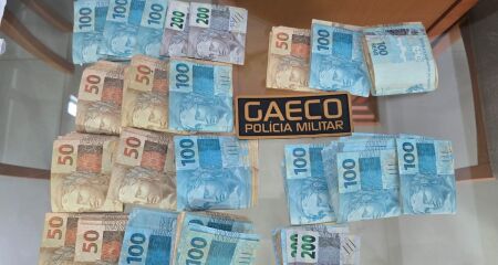 Gaeco apreendeu valores com investigados