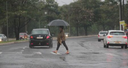 Os acumulados de chuva podem chegar a 50 mm