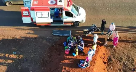 Lurdes Riquelma da Silva foi socorrida com ferimentos graves e passou por cirurgia