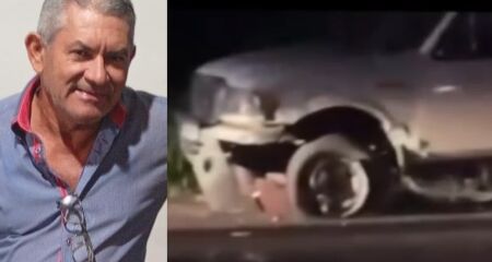 O homem teria sido atingido por uma carreta que seguia pela pista