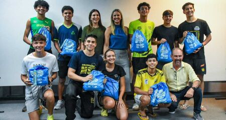 De olho em medalhas, 264 integrantes de MS iniciam viagem rumo a Foz do Iguaçu