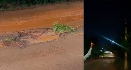 Moradores relatam falta de calçadas e acúmulo de lama em pontes das ruas do bairro
