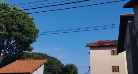 Temperaturas elevam nos próximos dias, enquanto umidade baixa exige atenção e previsão aponta chance de tempestades a partir de quarta-feira