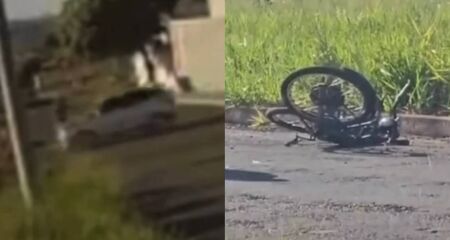 Vítima estava em uma bicicleta elétrica quando foi atingida por um HB20 em um cruzamento