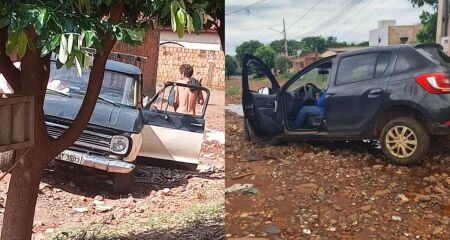 Prefeita não compareceu a protesto marcado na segunda-feira; população relata dificuldades com transporte por aplicativo e denuncia vazamento de esgoto