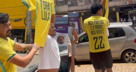 A provocação ocorreu enquanto apoiadores de Lula participavam do ato político na véspera do segundo turno das eleições presidenciais