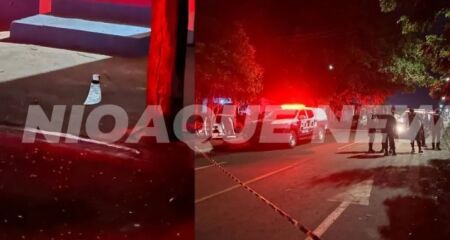 O suspeito foi socorrido e encaminhado para Santa Casa de Campo Grande