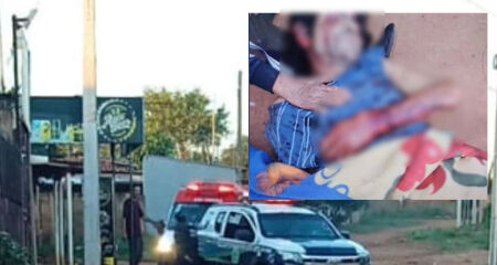 Vítima foi localizada com ferimentos graves; suspeita é de que tenha sido atingida por golpes de faca