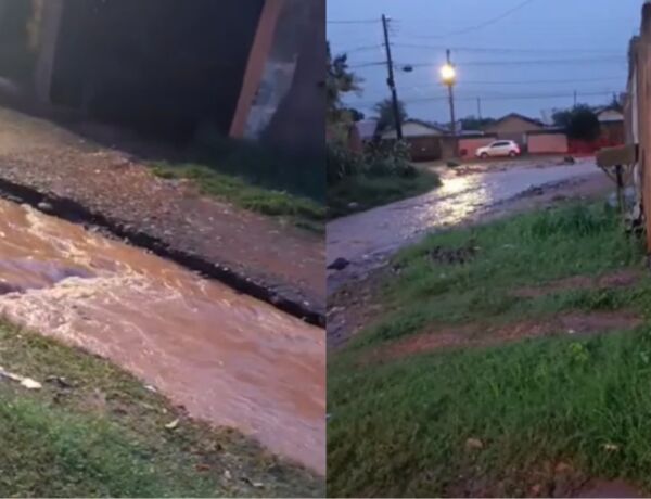 Rua do Jardim Macaúba ficou intransitável