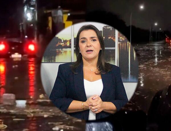 Temporal transforma ruas em rios, arrasta veículos e gera críticas à prefeita nas redes sociais; veja o vídeo