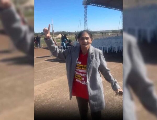 Corredora emocionada para ver Lula 