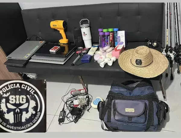 Foram encontradas com os itens nas proximidades de um balne&aacute;rio