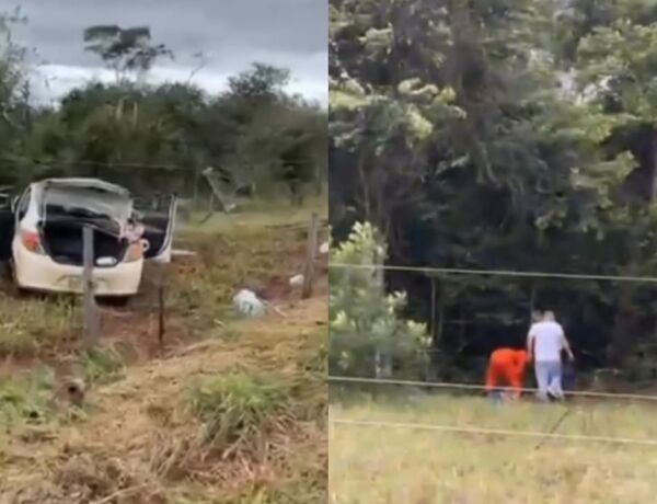Uma das v&iacute;tima foi arremessada por cerca de 30 metros