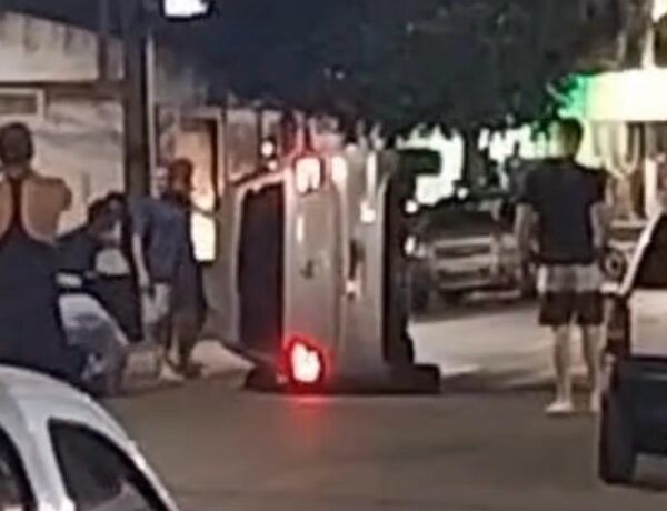 A v&iacute;tima foi socorrida por equipes do Samu
