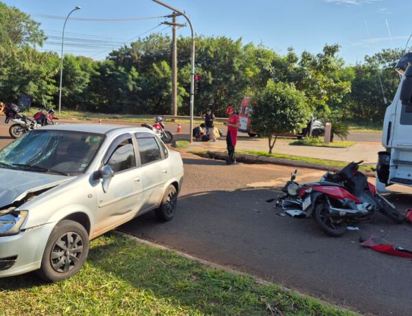 A batida deixou duas pessoas feridas