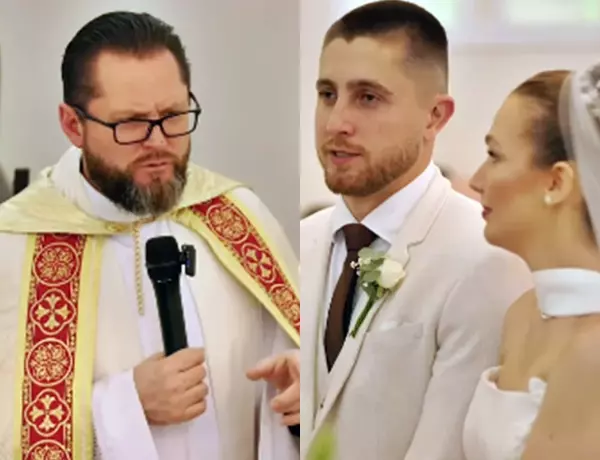 Celebra&ccedil;&atilde;o de um casamento em SC viralizou com o bom humor do padre Andr&eacute; Schmitz, que divertiu os noivos e convidados na cerim&ocirc;nia