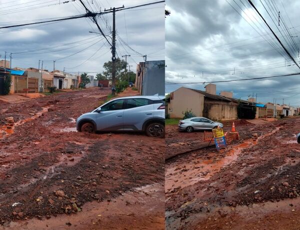 Sem conseguir retirar o autom&oacute;vel, o motorista deixou o local para buscar um guincho