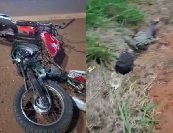 Gabriel Vega Benites morreu ap&oacute;s choque entre motos na BR-463