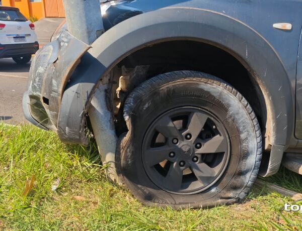 A v&iacute;tima teria se assustado com a manobra do carro da condutora e batido o pr&oacute;prio ve&iacute;culo em um poste na avenida