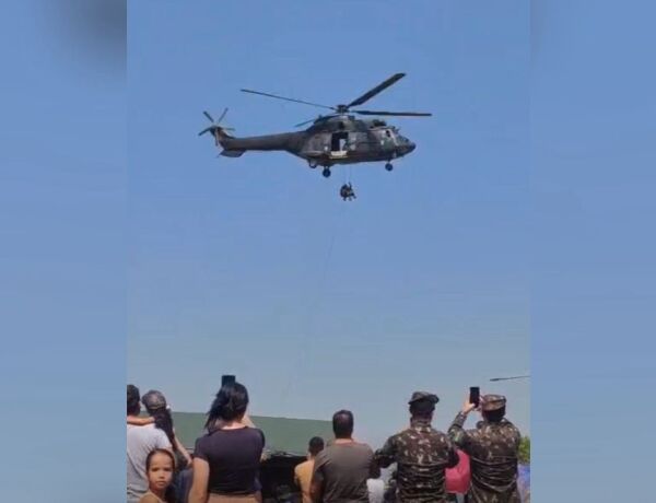 Acidente aconteceu durante evento 'Soldado por um Dia', realizado neste s&aacute;bado (29), no 9&ordm; Grupamento Log&iacute;stico do Ex&eacute;rcito