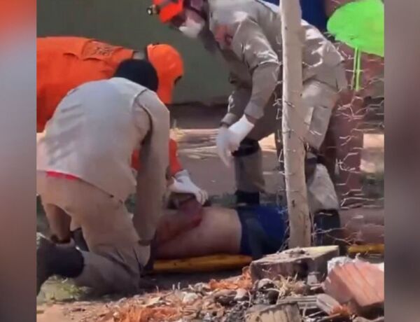 V&iacute;tima foi socorrida em estado grave