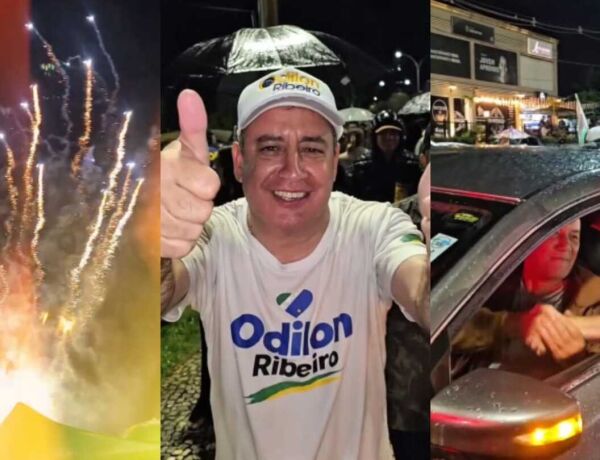 A comemora&ccedil;&atilde;o aconteceu em meio &agrave; chuva em Aquidauana, ao lado da fam&iacute;lia, amigos, apoiadores e lideran&ccedil;as pol&iacute;ticas