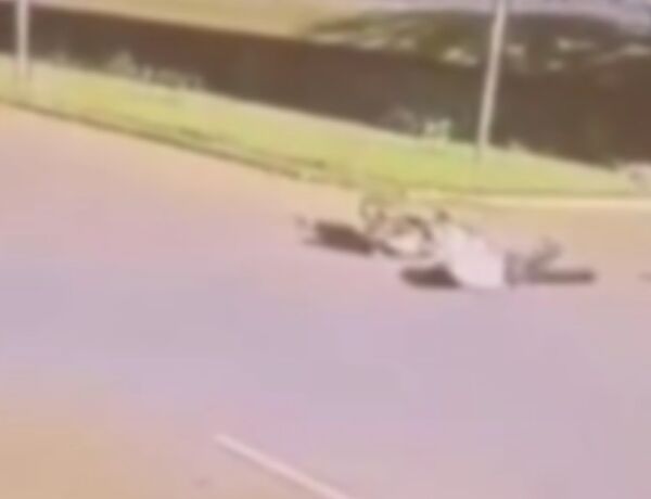 V&iacute;tima foi encontrada inconsciente ap&oacute;s grave acidente de moto 