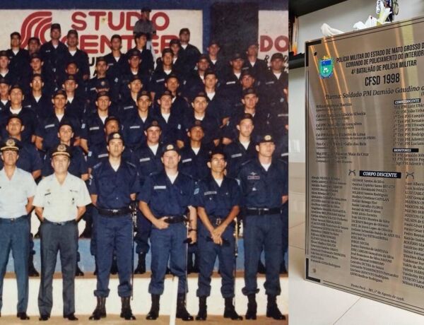 Turma CFSD/1998 ingressou na corpora&ccedil;&atilde;o em 1&ordm; de agosto de 1998 e mant&eacute;m encontros anuais; homenagem ser&aacute; instalada no 4&ordm; Batalh&atilde;o da Pol&iacute;cia Militar