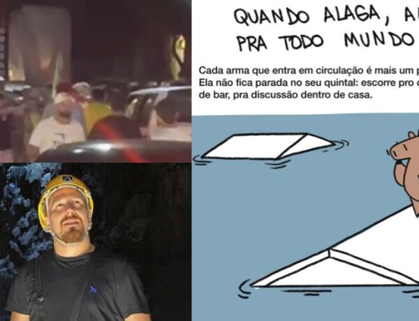 Ilustra&ccedil;&atilde;o da Capivarinha Pantaneira abordou riscos de armas em brigas; no dia seguinte, Ewerton Rodrigues foi morto a tiros ao tentar separar uma discuss&atilde;o