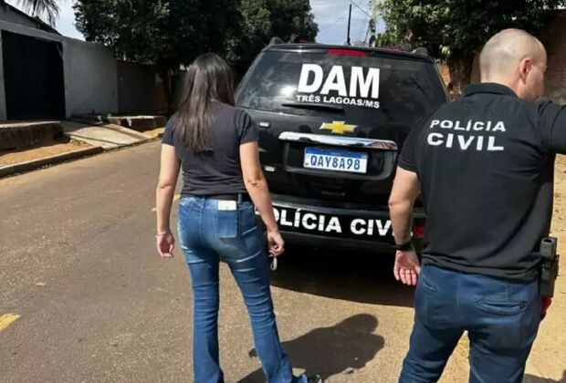 Suspeito foi preso horas após cometer o crime; vítima permanece internada e passará por cirurgia