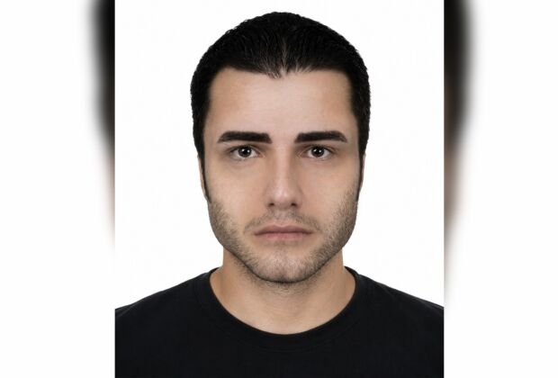 Um retrato falado do homem foi divulgado para que a popula&ccedil;&atilde;o ajude a encontr&aacute;-lo 