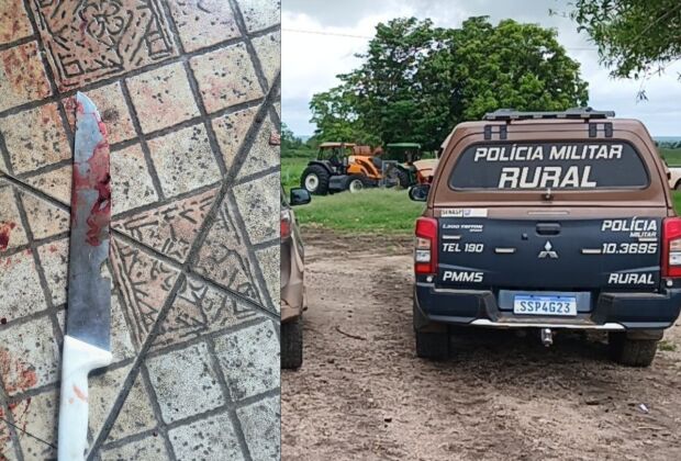 Suspeitos confessaram ter golpeado Catalino Isabrald da Silva no pesco&ccedil;o com um fac&atilde;o e depois pendurado o corpo em uma &aacute;rvore