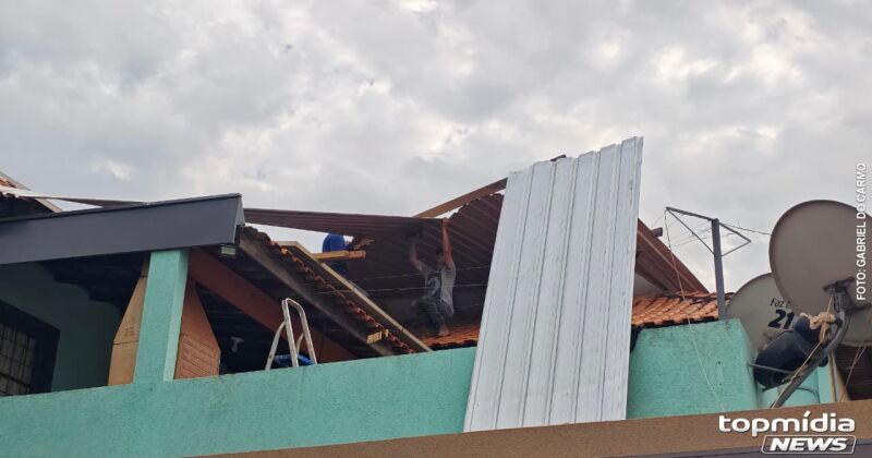 V&iacute;tima levou tijolada na cabe&ccedil;a durante temporal em Campo Grande