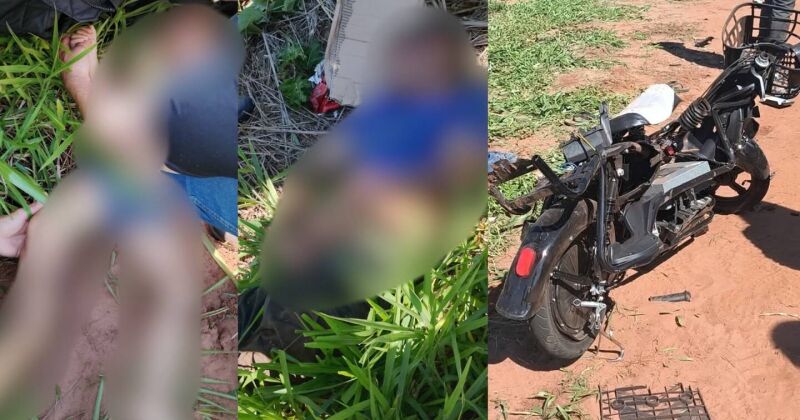 Homem ficou em estado grav&iacute;ssimo e menina de 2 anos foi socorrida ap&oacute;s moto el&eacute;trica ser atingida na rodovia