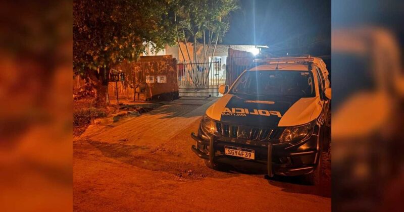 Crime foi cometido em frente a mulher e filhos na madrugada desta ter&ccedil;a-feira&nbsp;
