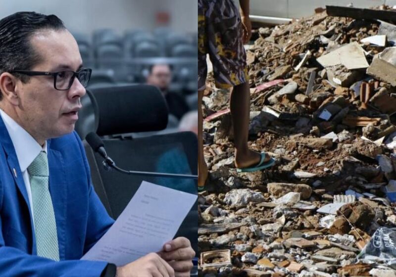 Neto Santos pediu puni&ccedil;&atilde;o severa ap&oacute;s receber v&iacute;deos do descarte ilegal na principal via do Ramez Tebet