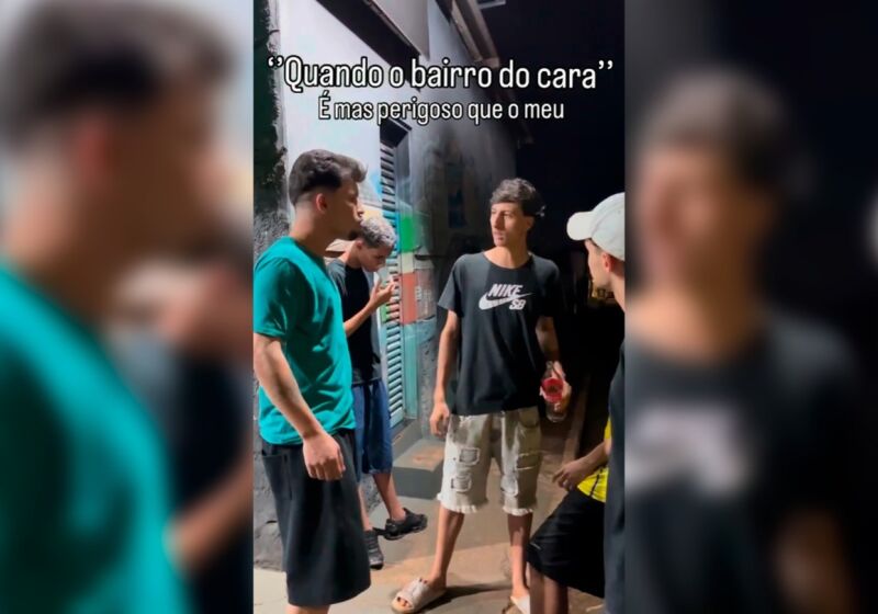 Jovens se reuniram e denunciaram criminalidade de bairros por meio do humor