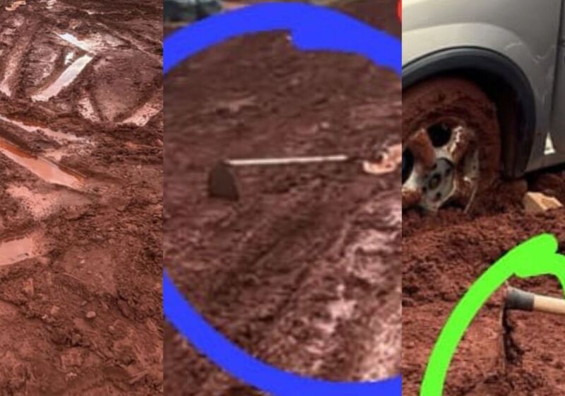 Com longos per&iacute;odos 'abandonadas', as obras t&ecirc;m deixado as vias do bairro intransit&aacute;veis 