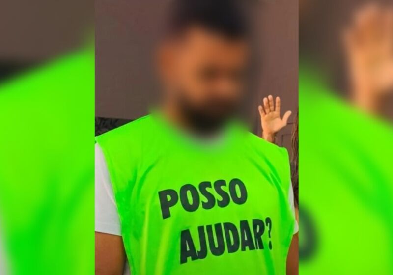 Suspeito fugiu ao ser descoberto
