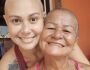 Filha que viu a mãe raspar o cabelo para apoiá-la morre de câncer no RJ
