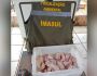 Três homens são presos por transportarem 8 kg de carne de jacaré ilegalmente