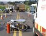 Motociclista atinge carreta e morre na BR-163, em Campo Grande (vídeo)