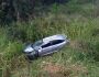 Motorista perde controle de veículo e bate em poste na MS-223, em Costa Rica